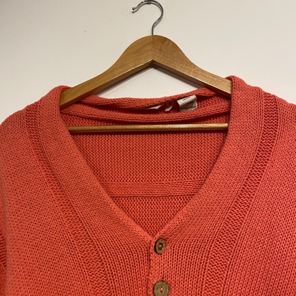 Soft Surroundings Pink Knit Button Front Shawl Grannycore Cardigan - Picture 3 of 5